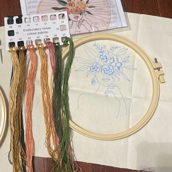 Harimau 3 in Beginner Embroidery Kit - Picture 4 of 5